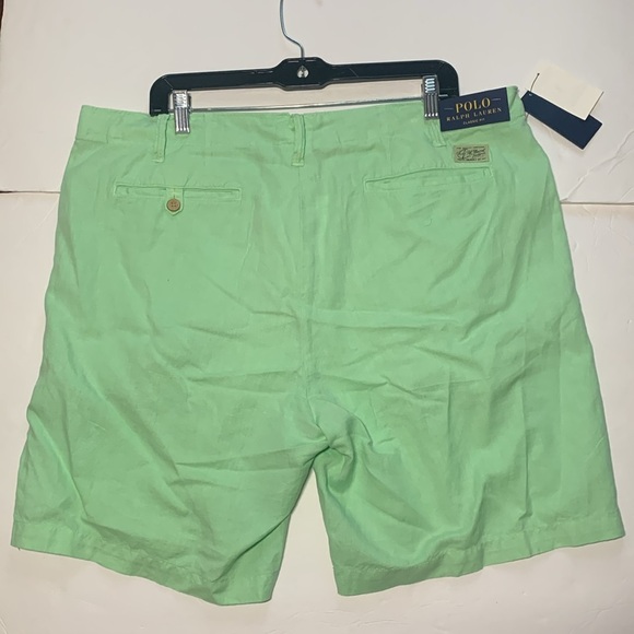 Polo Ralph Lauren Linen Shorts Classic Fit Men’s Waist 38 NWT - Picture 3 of 8
